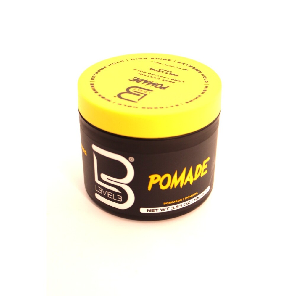 L3VEL3 Pomade Edge Control‎ Long Lasting Strong Hold High Shine 3.53 oz New